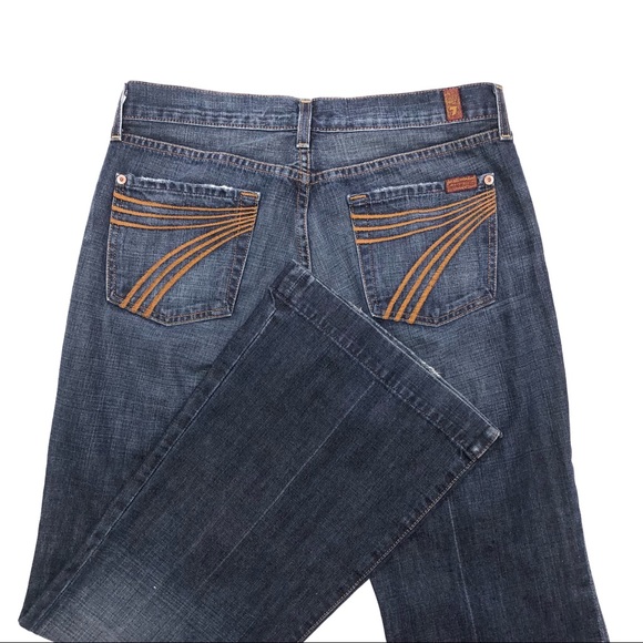 7 For All Mankind Dojo Jeans 29x33 - Picture 3 of 8